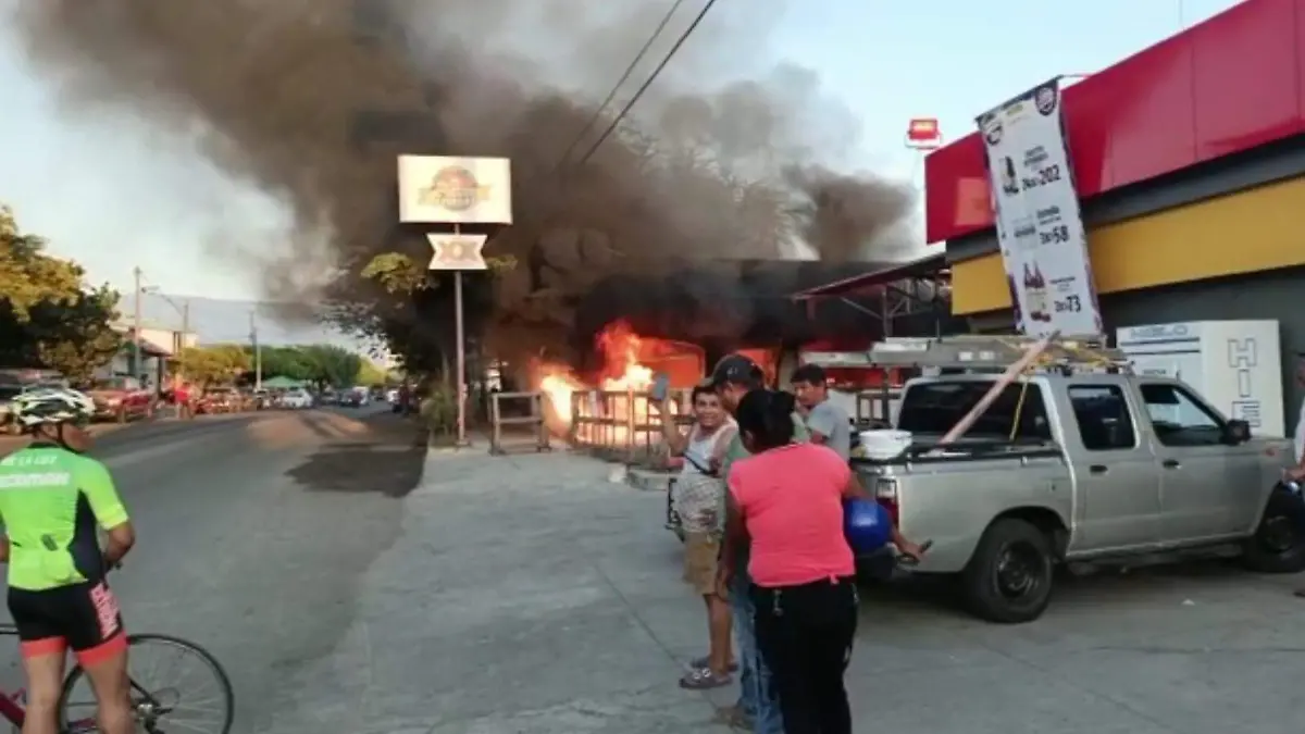 incendio bar - Colima 2